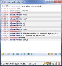 Personalized chat window (integrated tabsrmm)
