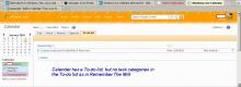 Calendar has a To-do list, but no task categories