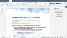 Online document editor