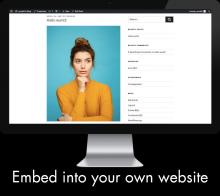 You can embed the Prodibi image viewer to your website.