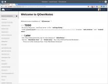 ownCloud Notes web-interface